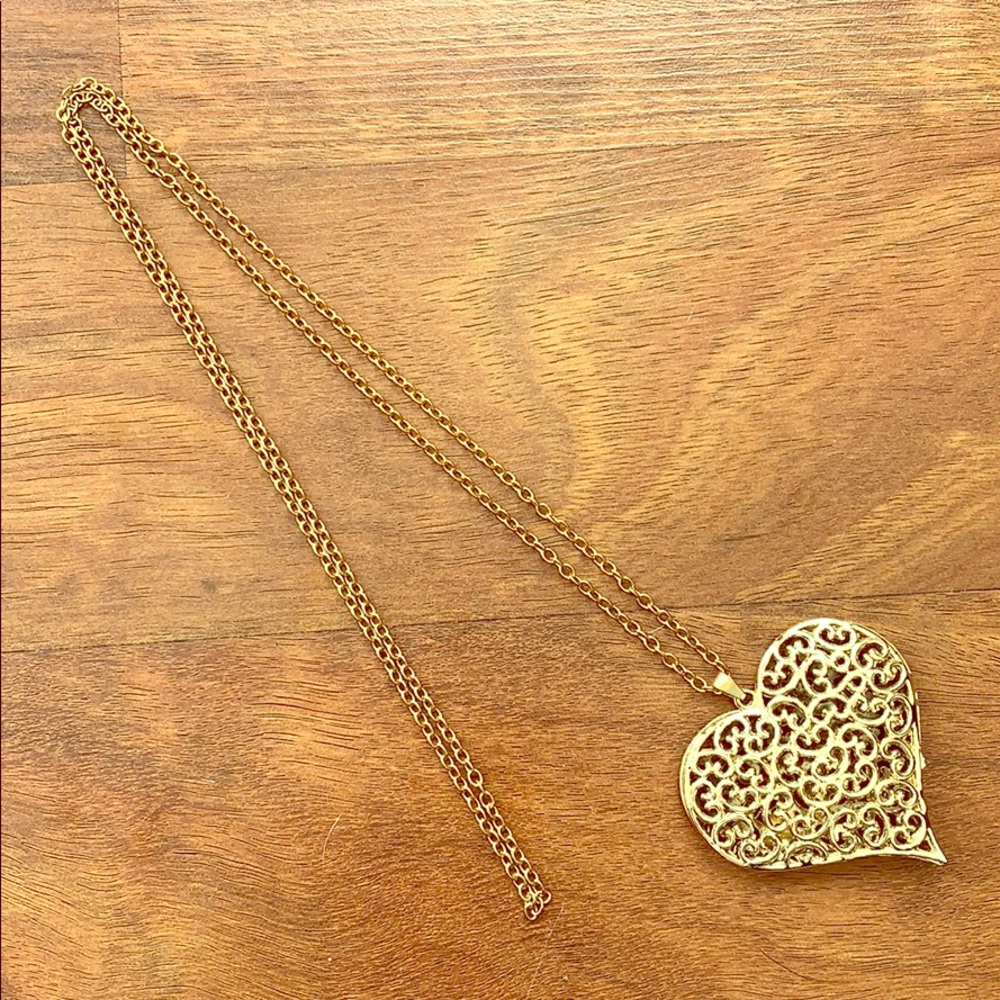 Gold Heart Necklace